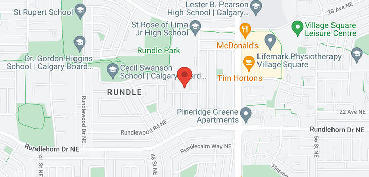 map of 4964 Rundlewood Drive